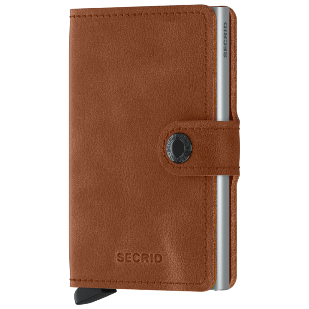 Secrid Miniwallet - Vintage Cognac Silver