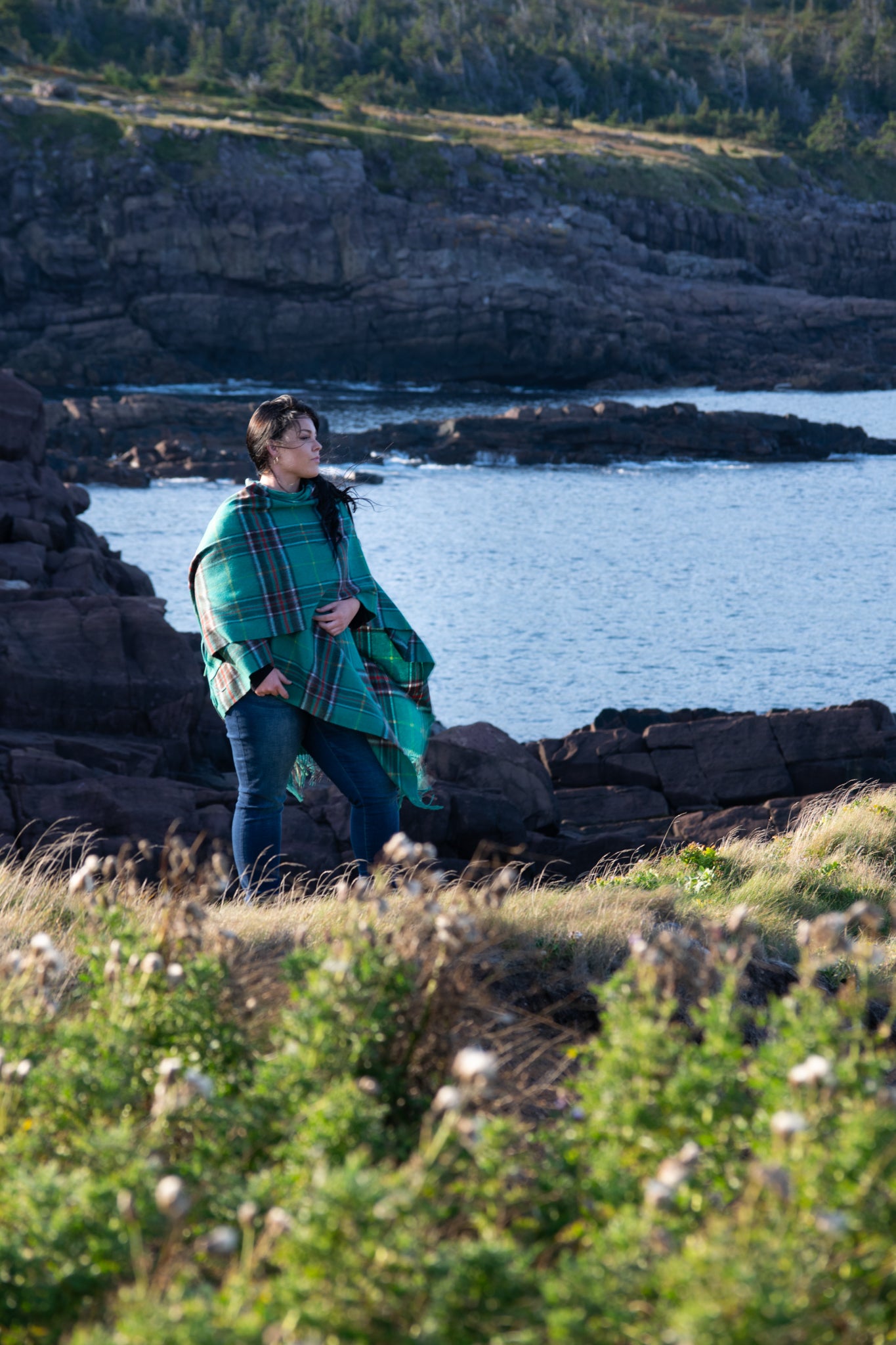 Newfoundland Lambswool Tartan Cape