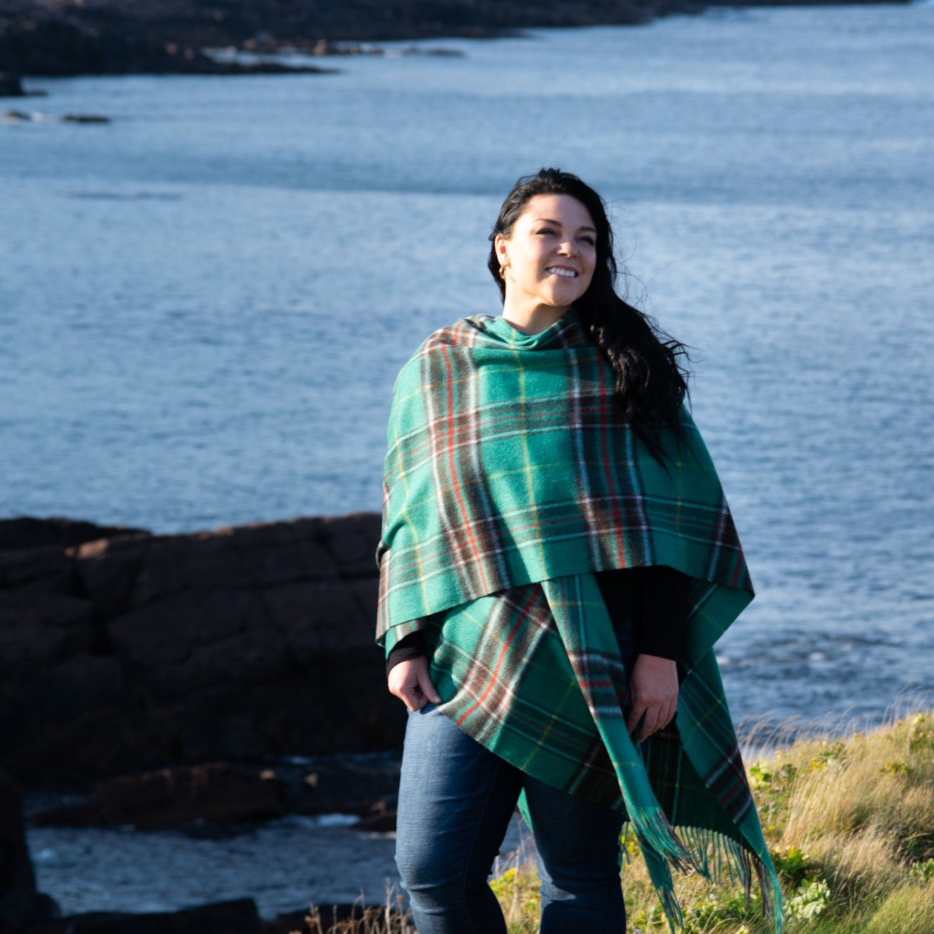 Newfoundland Lambswool Tartan Cape