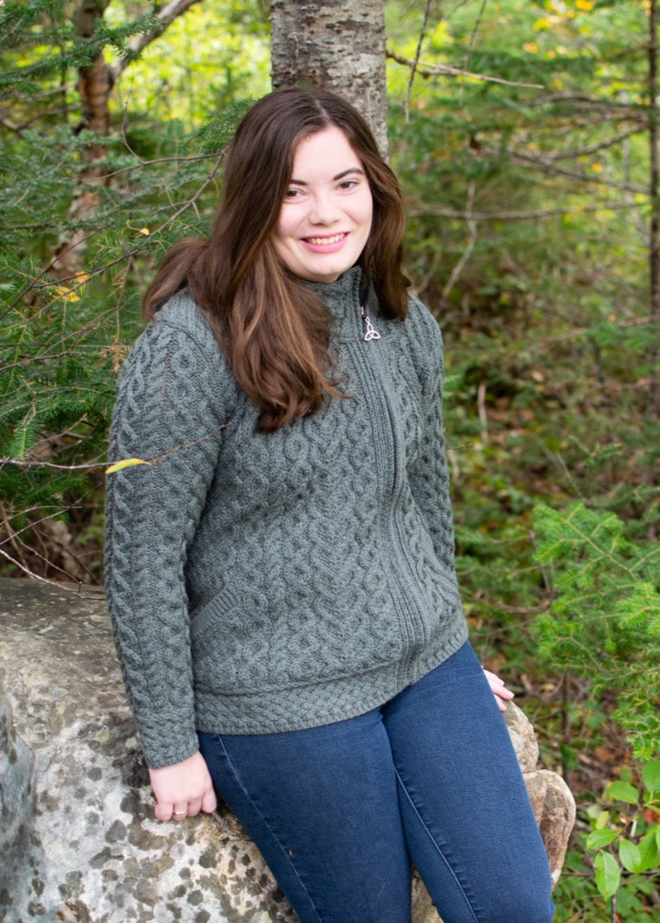 Kilkenny Side Zipper Hooded Sweater