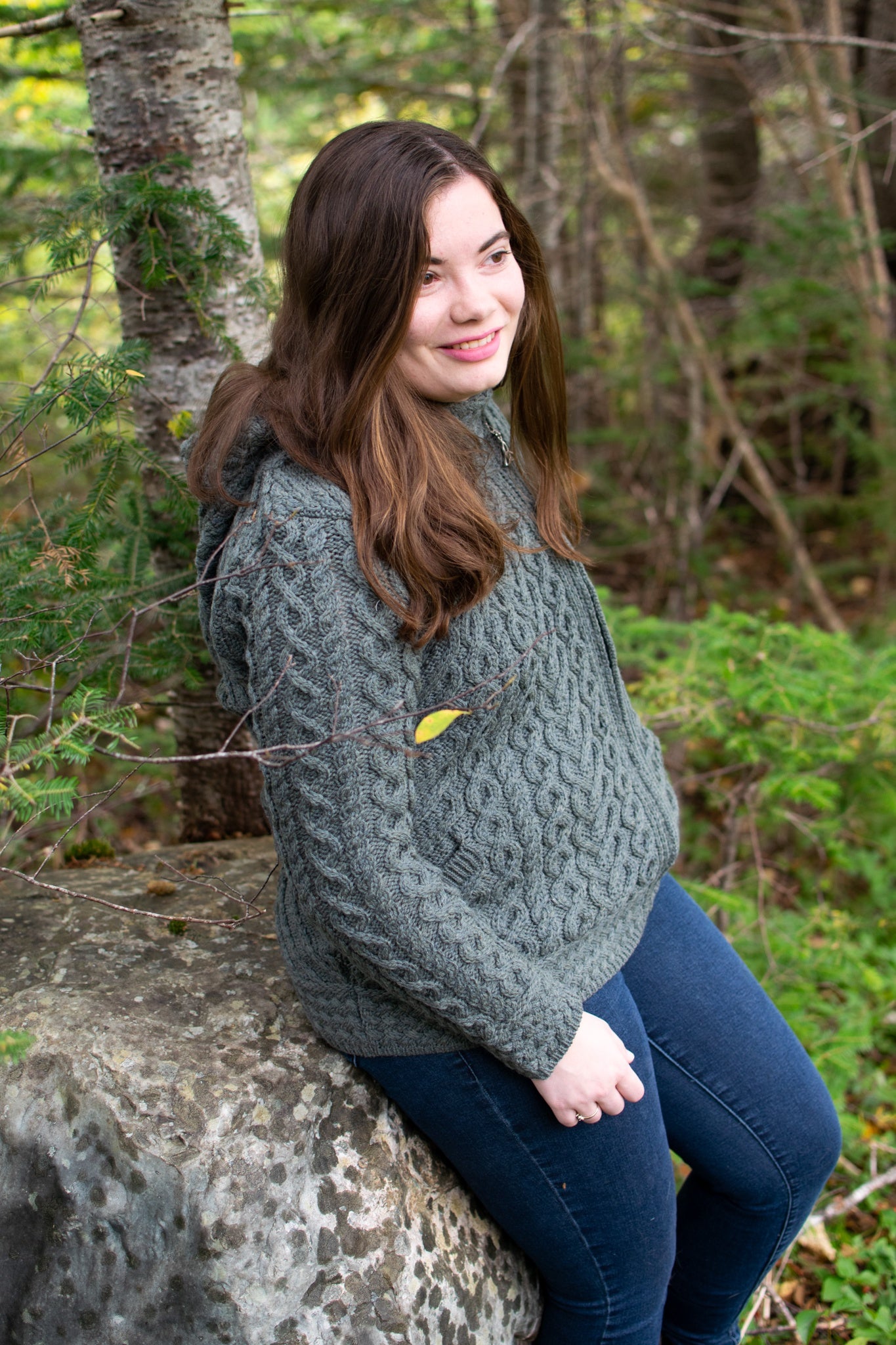 Kilkenny Side Zipper Hooded Sweater