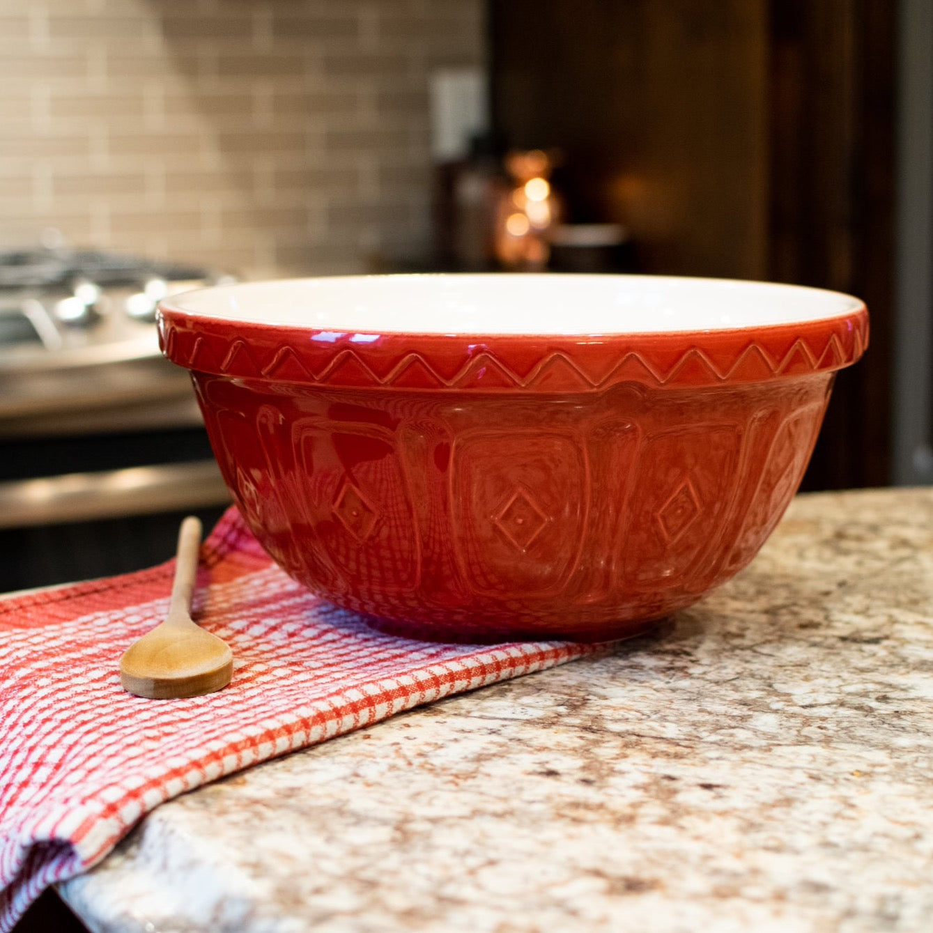 Mason Cash Mixing Bowls - Vintage Red