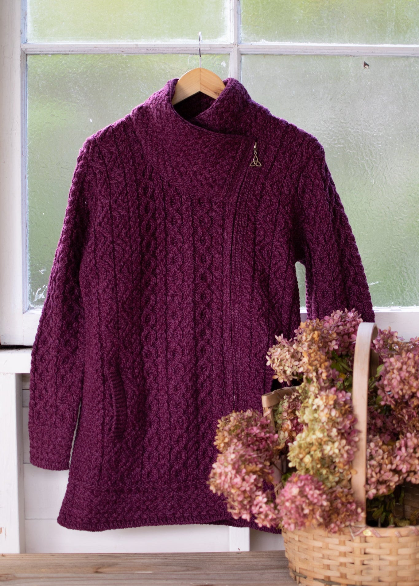 Athenry Side Zip Sweater Coat