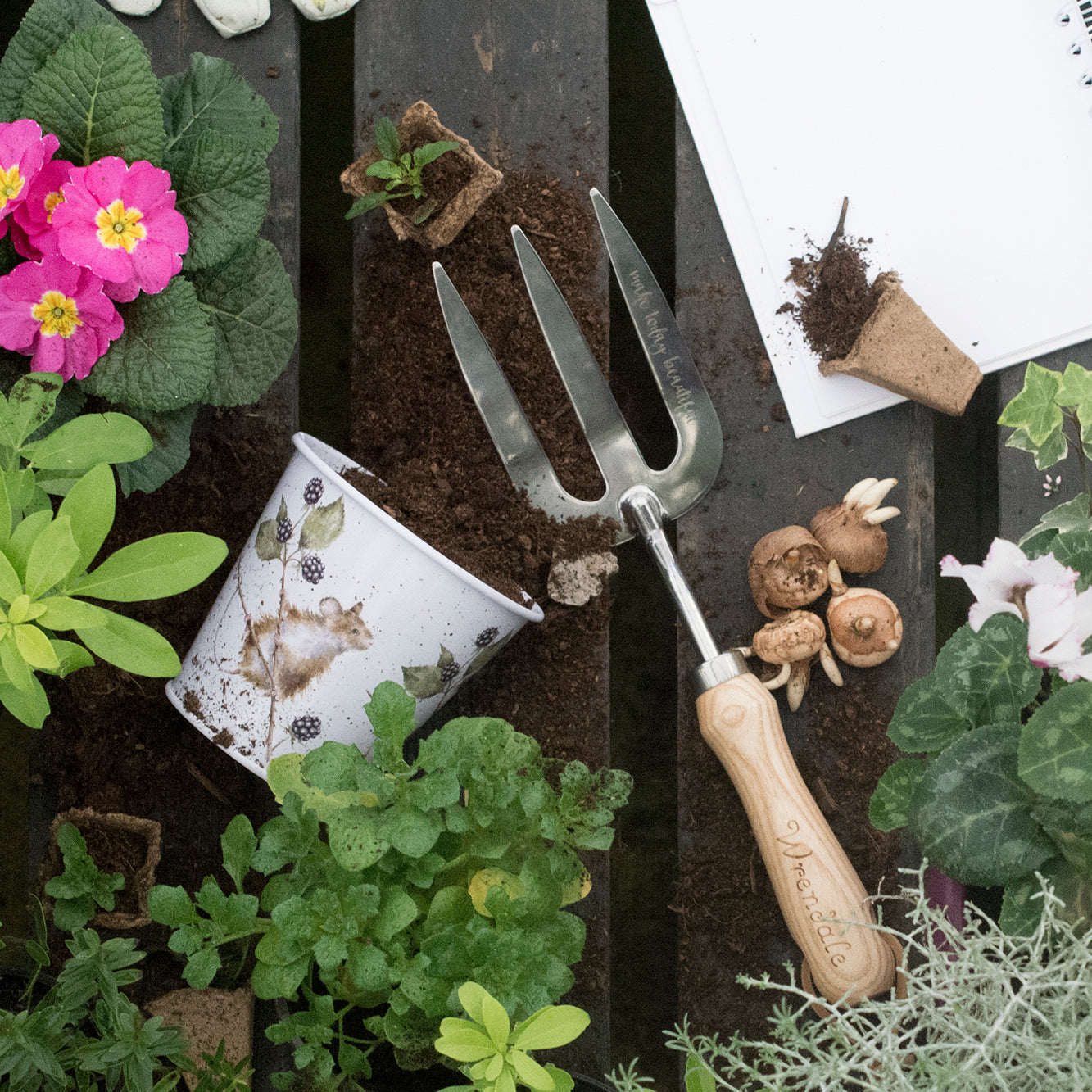 Wrendale Fork and Trowel Gift Set