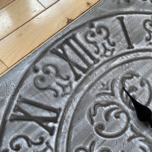 Antiqued Ceiling Tile Style Clock