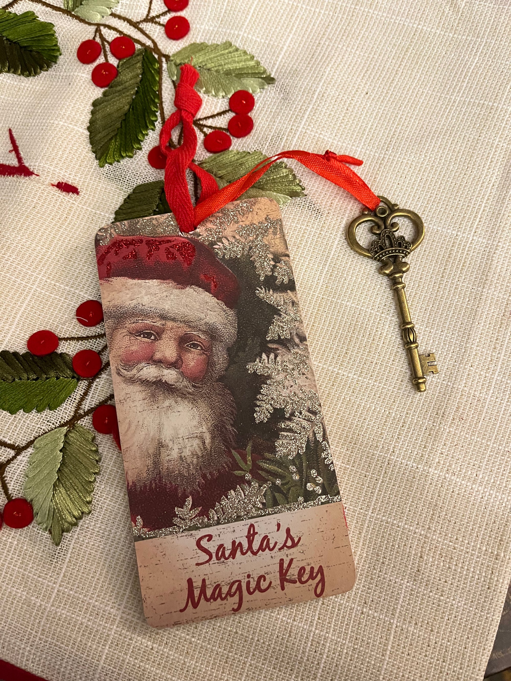 Santa's Magic Key Ornament