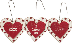 Love Heart Ornaments