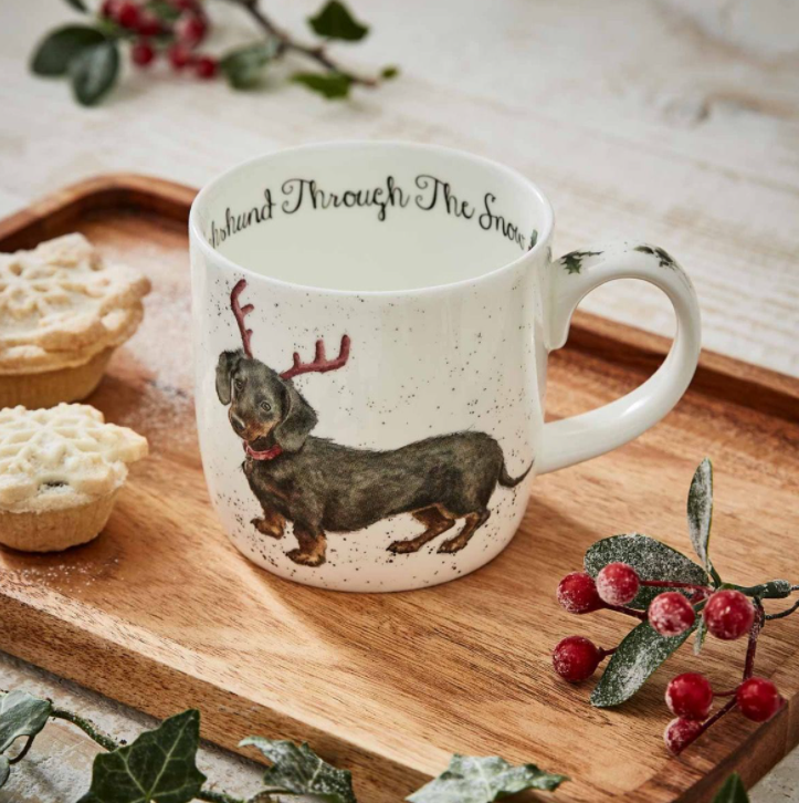 Daschund Through the Snow - 11oz Mug