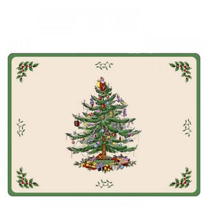 Spode Victorian Christmas Tree Placemats (s/4)