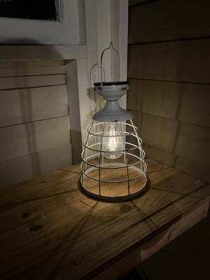 White Solar Lantern