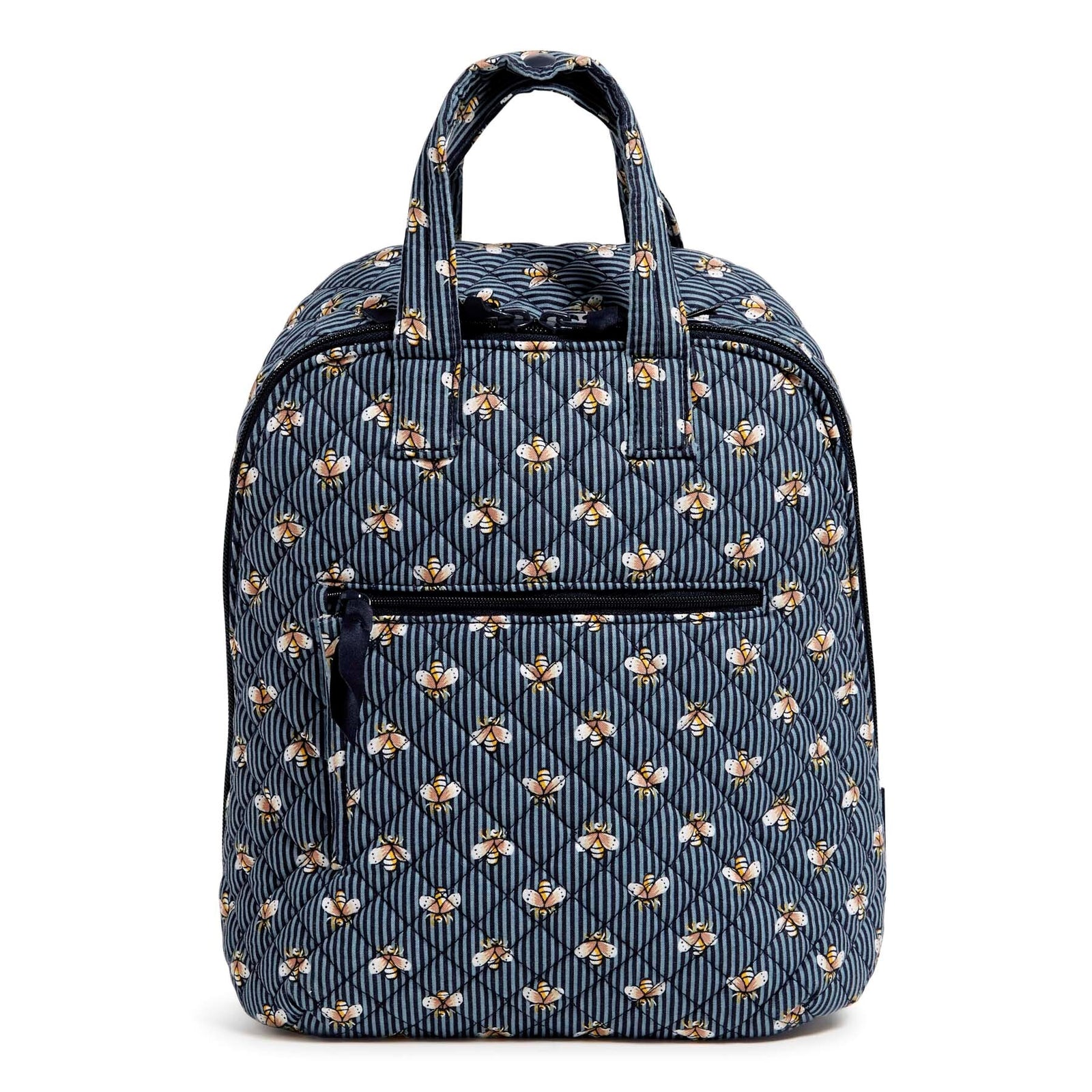 Mini Tote Pack - Navy Bees