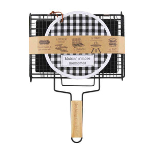 S'mores Basket and Pot Holder Set