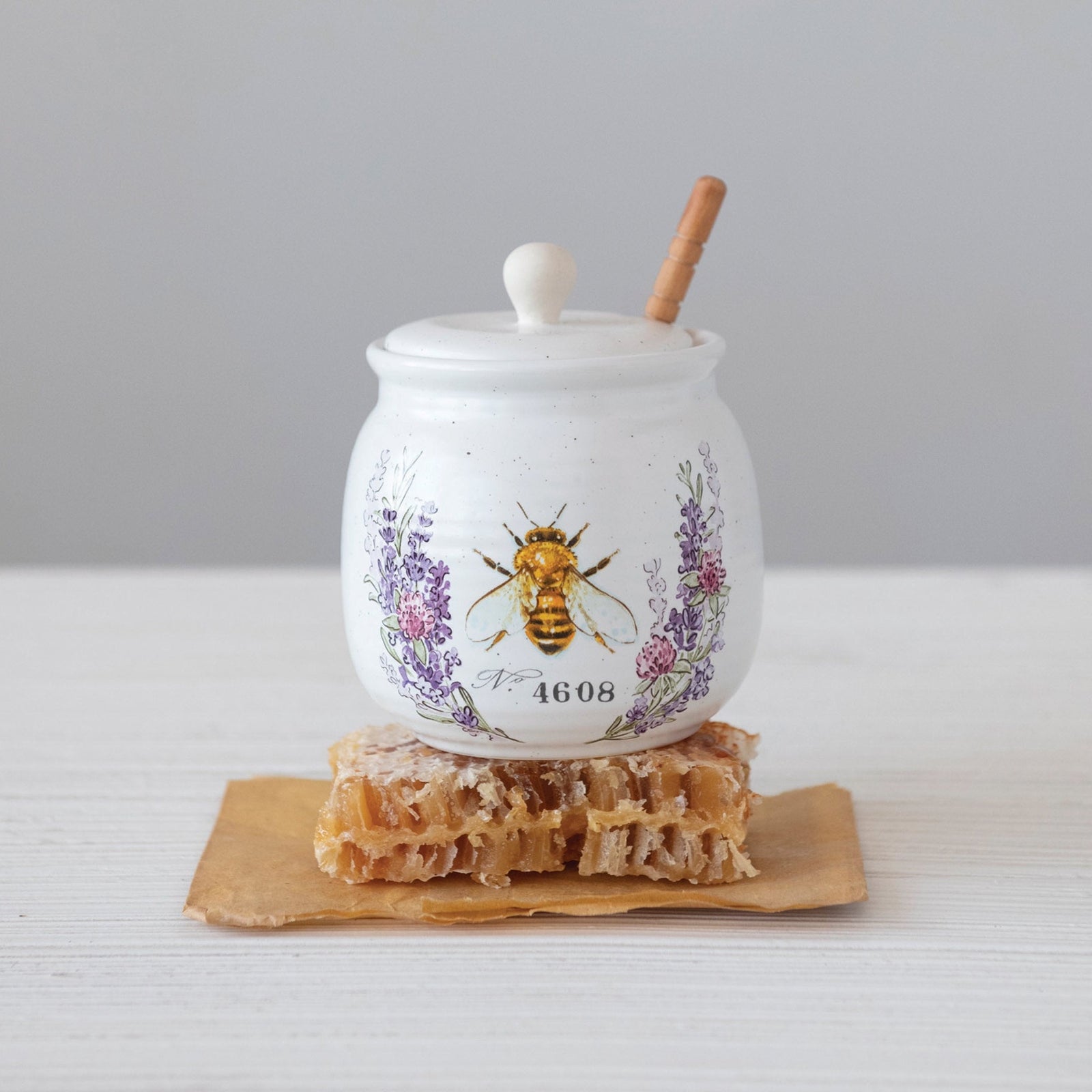 Lavender Fields & the Bee Honey Crock