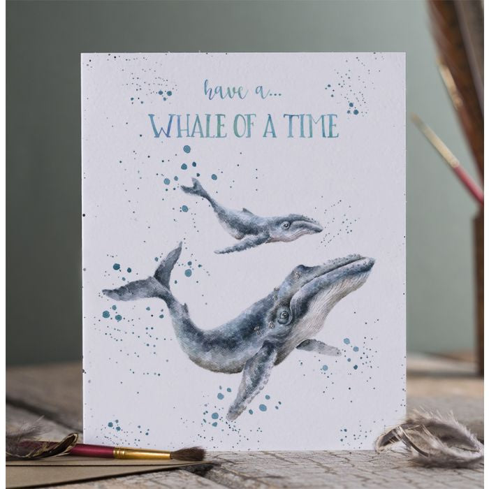 Whale of a Time - Wrendale Occasion Card