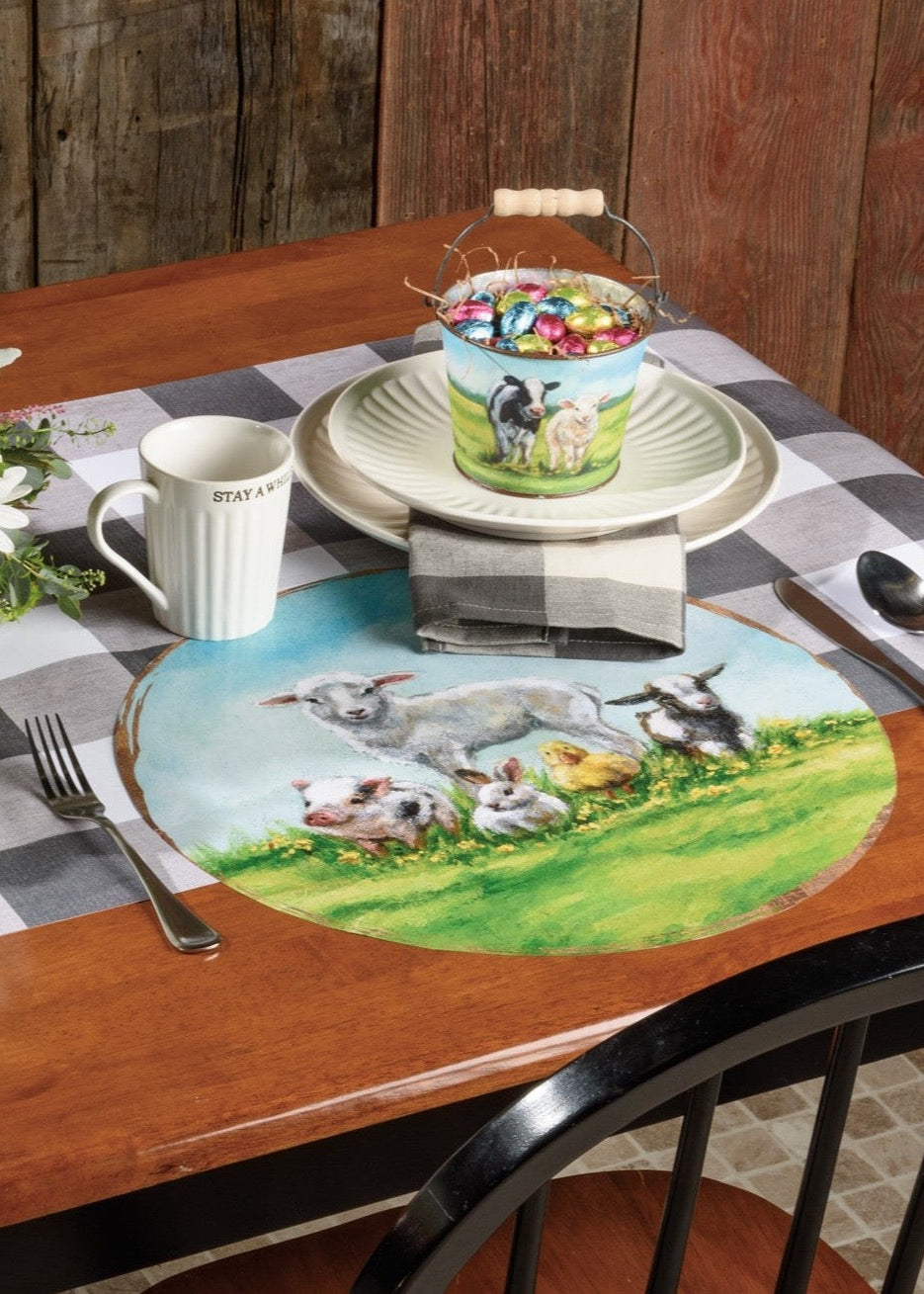 Farm Friends Placemats