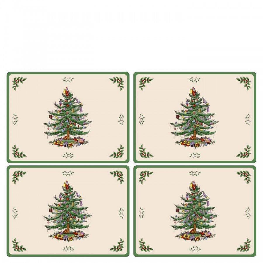 Spode Victorian Christmas Tree Placemats (s/4)